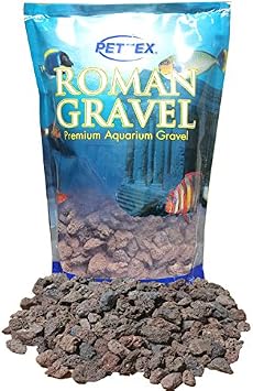 Pettex Roman Gravel Aquatic Roman Gravel, 1 Kg, Natural Lava Lumps