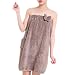 Femme Robe Serviette de Bain Peignoir de Bain Doux Confortable Draps de Bain Séchage Rapide Paréo de Bain Sauna Douche Natation Jupe de Chambre avec Poche Sortie de Bain pour Hôtel Voyage Spa Piscine