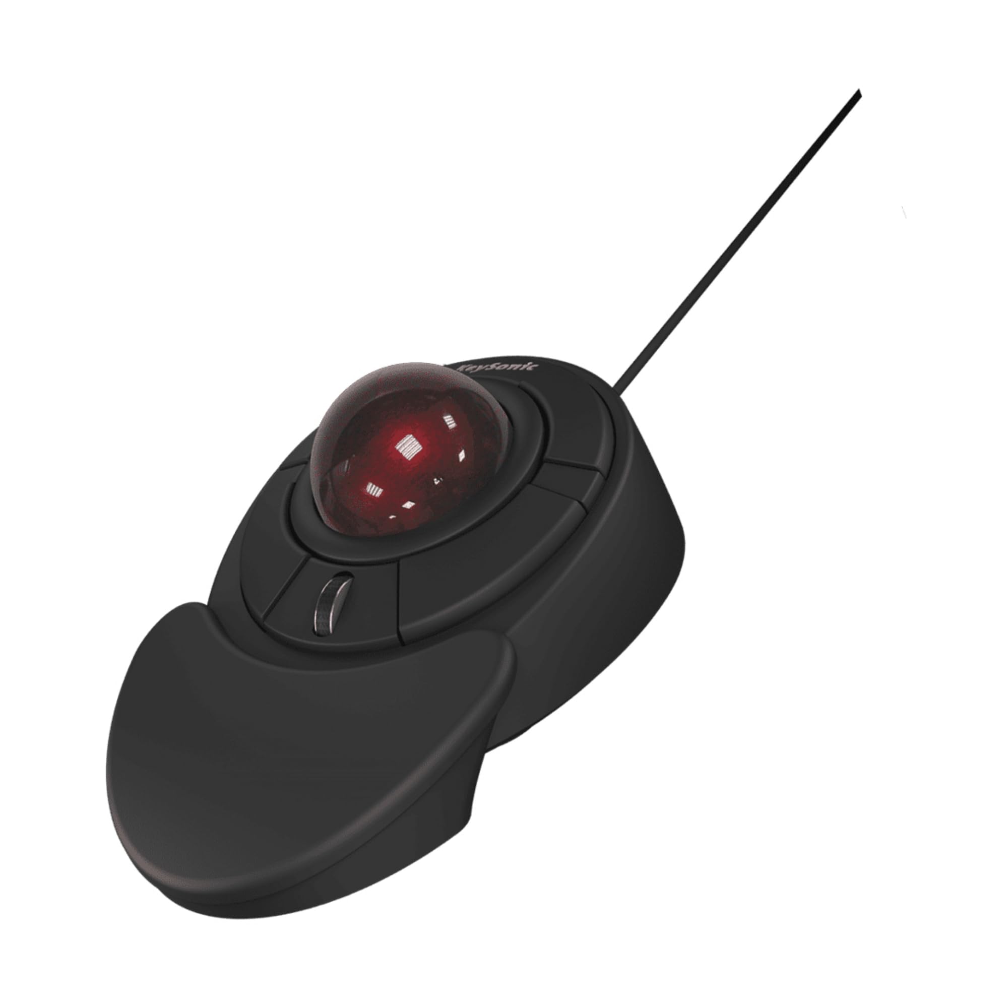 KeySonic Mouse ergonomisch Trackball USB 2.0 optisch schwarz・(KSM-6188T-B)・Maus・Optisch