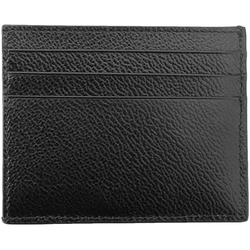 Prada Mens Black Vitello Grain Leather Card Case Holder2