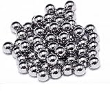 Nakpunar 100 pcs 4.5 mm Stainless Steel Nail Polish Agitator Mixing Balls - 4.5 mm (3/16