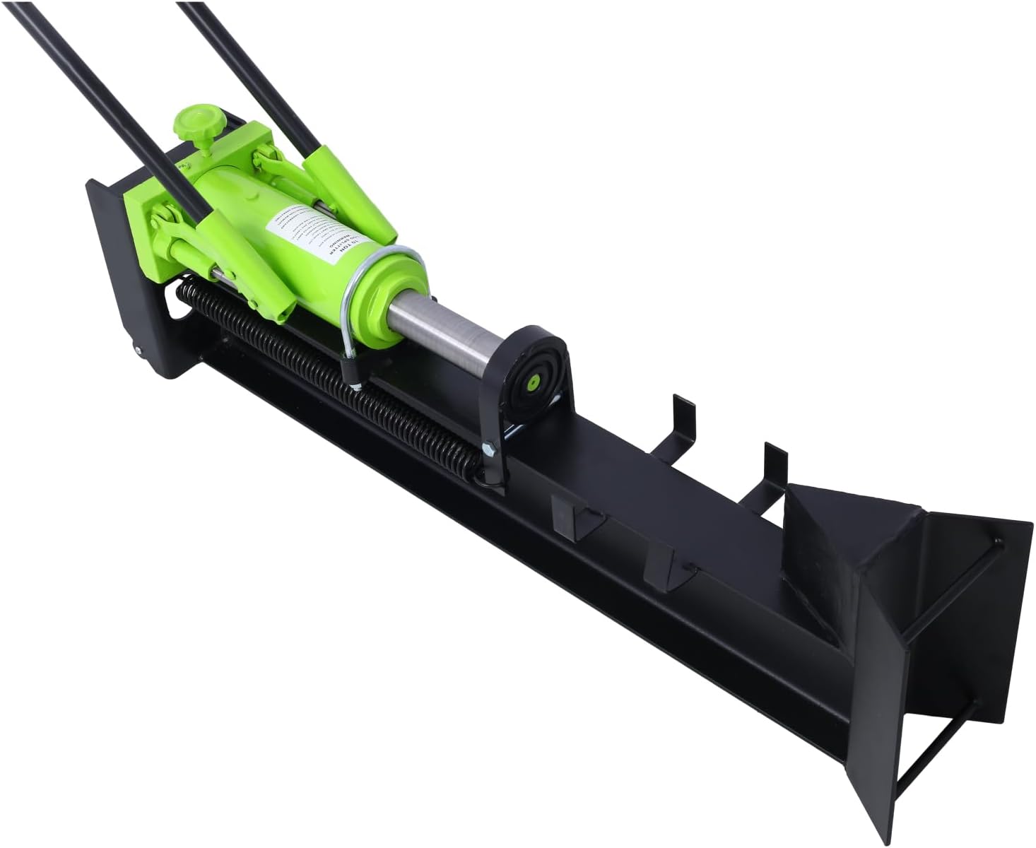10 Ton Horizontal Log Splitter - Steel Blackish Green - Powerful Labor-Saving Machine - Durable Outdoor Use - Efficient Log Splitting