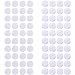 Autocollant Rond Adhésif,200 Pièces 15mm Scratch Autocollant Rond pour la Maison,l'école,le Bureau Bricolage（100 Paires）Blanc
