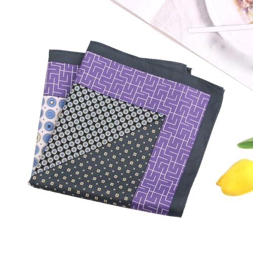 Serviette de poche en polyester pour costume de cérémonie et pochette de robe de soirée