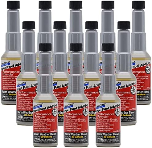 Stanadyne - Mezcla para clima cálido  Paquete de 12 (botellas de 8 onzas) de aditivo diésel de fórmula Performance  Stanadyne # 43568