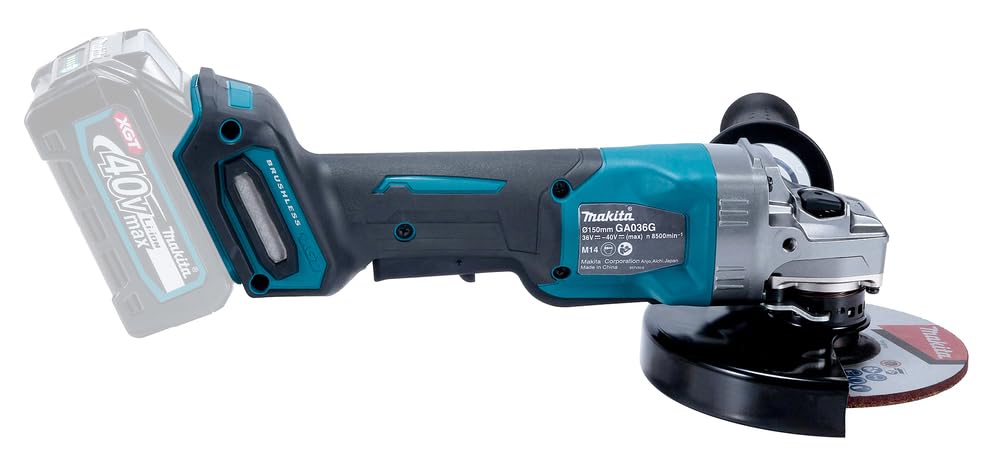 Miniamoladora BL 40Vmax XGT 150mm Palanca AFT marca Makita