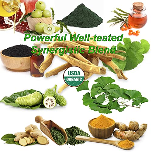 Bodymune Memory Support Supplement For Occasional Memory Loss Mental Fatigue And Exhaustion - Ginkgo Biloba Ashwagandha Brahmi Chlorella Spirulina Noni Essential Oils | 60-Day Supply #TOP1