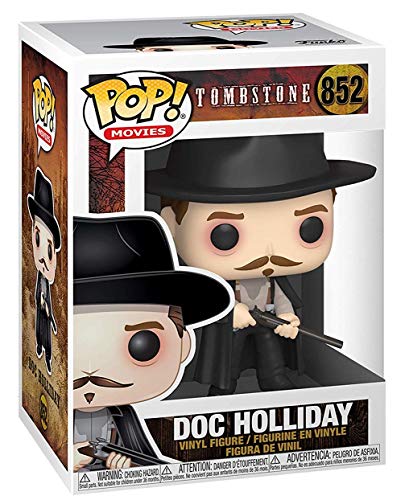 Pop Tombstone - Doc Holiday Funko Vinyl Figure (Bundled With Compatible Pop Box Protector Case), Multicolor, 3.75 Inches #TOP2