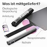 Puzzlup Puzzlematte bis 1500 Teile - 66 x 120 cm - Premium Puzzle Rolle für 500, 1000 und 1500 Teile - In Sekunden zusammenrollen - Puzzle Matte Rolle mit Öko-Verpackung