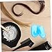 ERINGOGO 1Pair Silicone Ear Covers for Hair Salon Sky Blue Ear Protection Tool Reusable Ear Shields for Hair Dye and Easy to Clean for Home and Salon Use