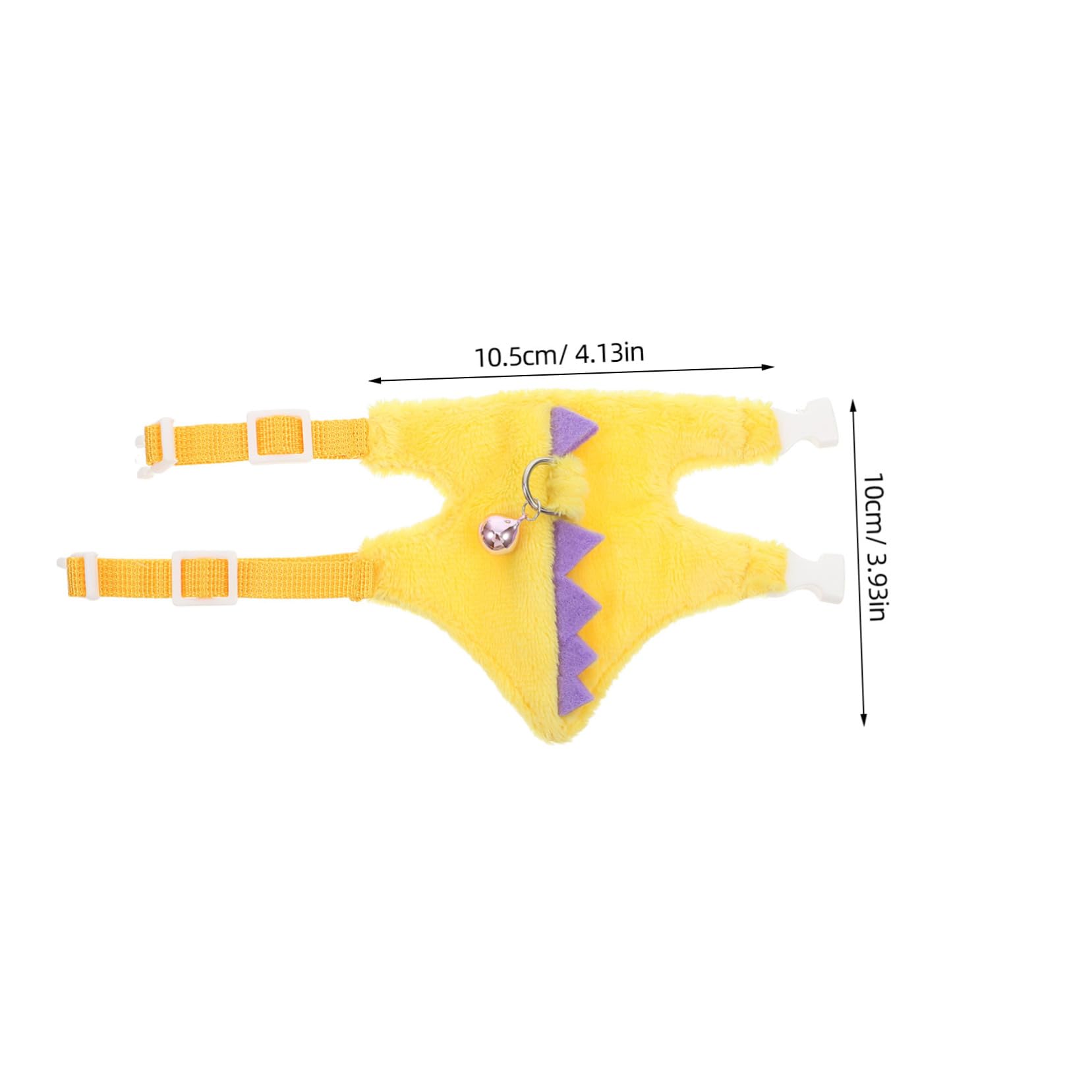 Yardwe Fashionable Vest Leash for Pet Small Animal Walking Traction Rope Dinosaur Design Comfortable for Rabbit Squirrel Hamster