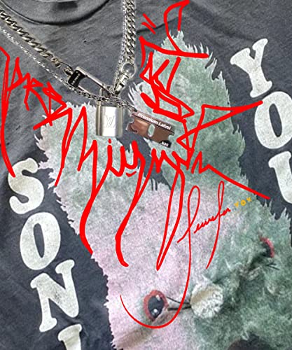 Premium Label - Bad Habits - Luxury Razor Blade Silver Charm .925 Plata Punk, Gothic, Streetwear, Dog Tag, Curb Grunge Chain - Made in JAPAN3