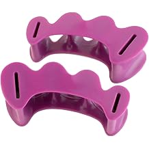 Correct Toes Bunion Corrector, Toe Separator & Toe Spacers for Men and Women, Unisex, Plum, Small