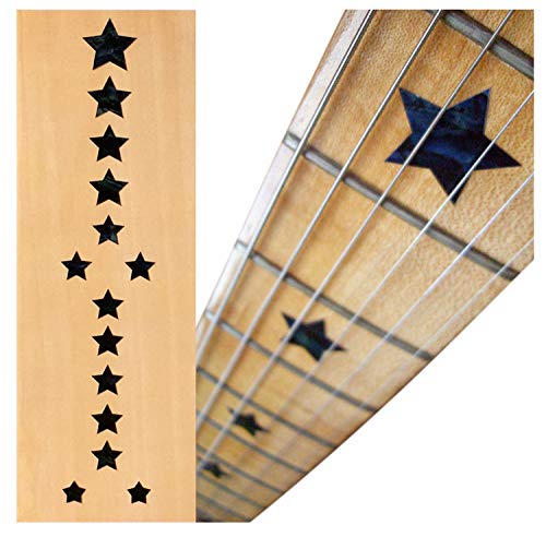 Jockomo Everly Brothers Star (BLACK Pearl) Guitar Inlay Sticker