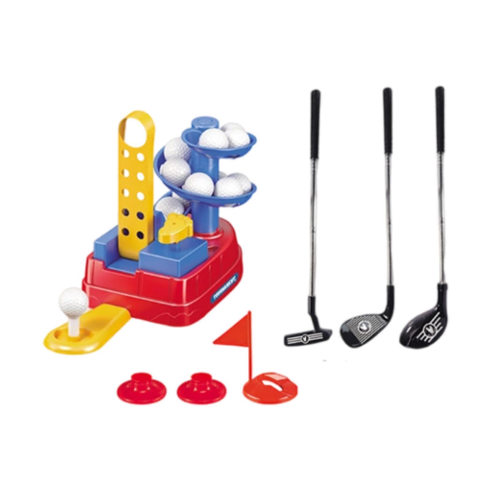 Jeu de Golf pour Développer La Motricité Fine, Ensemble D'entraînement, Jouet de 'extérieur pour Jardins, Parcs et Pelouses.