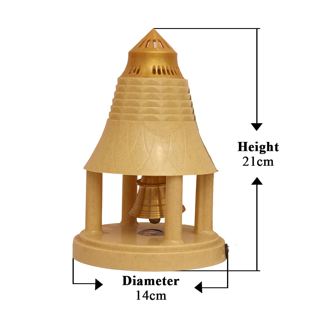 Brass Automatic Pooja Bell - Serene Home Decor -3