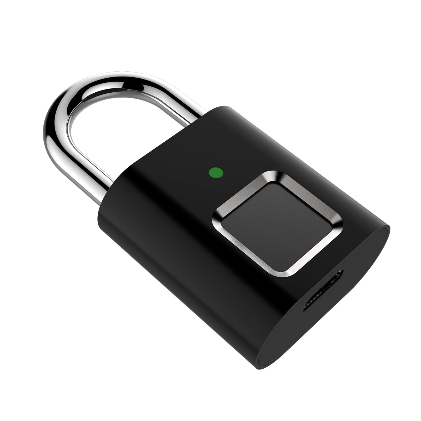 Candado Inteligente con Huella Dactilar Candado de huellas dactilares Mini candado equipaje Huella digital para Seguridad
