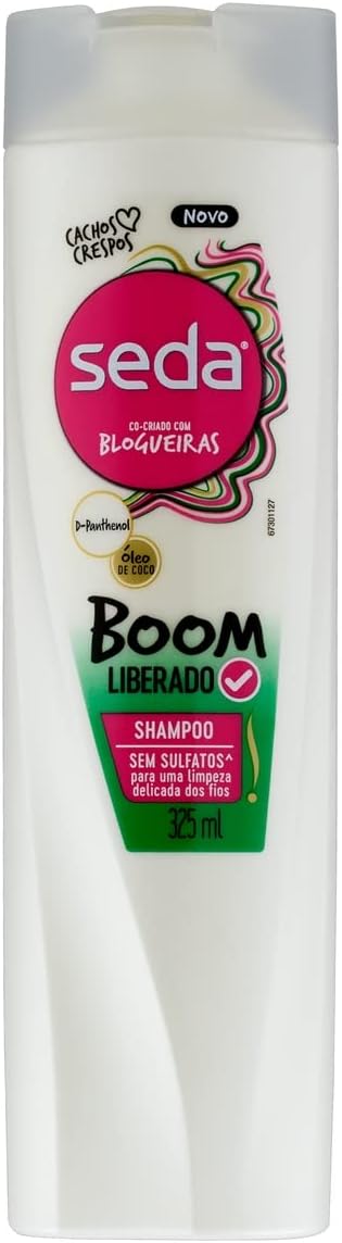 Linha Cachos Definidos Seda - Shampoo Boom Liberado 325 Ml - (Seda Defined Curls Collection - Liberal Boom Shampoo 11 Fl Oz)
