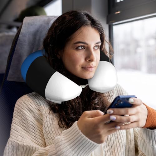 Almohada de viaje espuma viscoelástica tamaño único miniatura 6