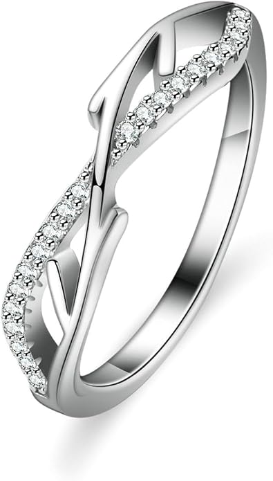 Branch 14K Gold Promise Rings for Womens with 1ct Moissanite, 18K Gold Wedding Bands for Women, | Size 4-11