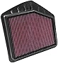 K&N Engine Air Filter: Reusable, Clean Every 75,000 Miles, Washable, Premium, Replacement Car Air Filter: Compatible with 2015-2019 GENESIS/HYUNDAI (G80, G90, Genesis), 33-5021