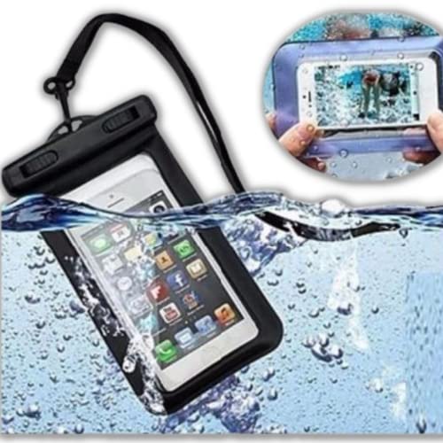Capa Bolsa Para Celular A Prova D´água Impermeável Universal Até 6.5 Pol