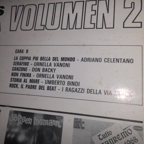 Miniatura 8 de Exitos de Italia - Tutii Successi Italiani Various Vol 2 LP Vinyl