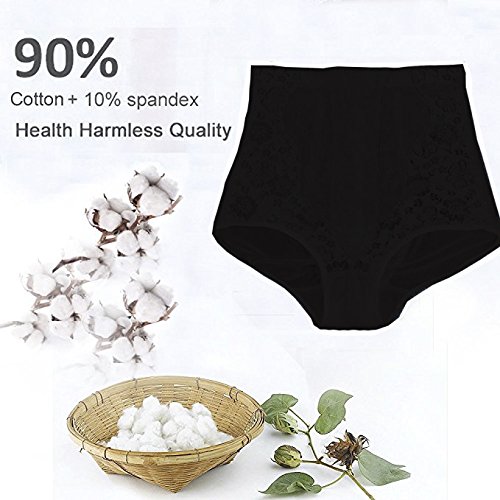 Max Shape Women's High Waist Tummy Control Silm Panty Plus Size Control Panties Black 6Xl #TOP4