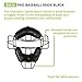 Champion Sports Pro Baseball Adult Mask - Umpires and Catchers - Extra Protection - Extended Guards - Adjustable Harness Baseball Mask - Adult Size,BLACK