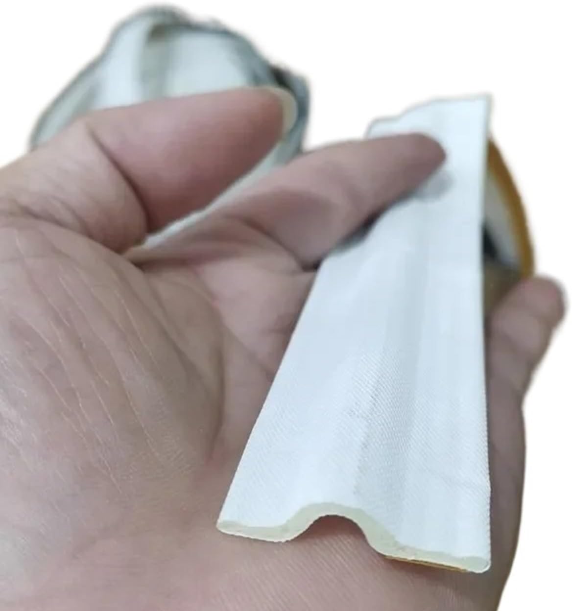 Multi-Purpose Tape, Home Sliding Door Window Seal Strip Self-Adhesive Acoustic Foam Sealing Strip Tape Insulation Windproof Rubber Weatherstrip(White,4M)