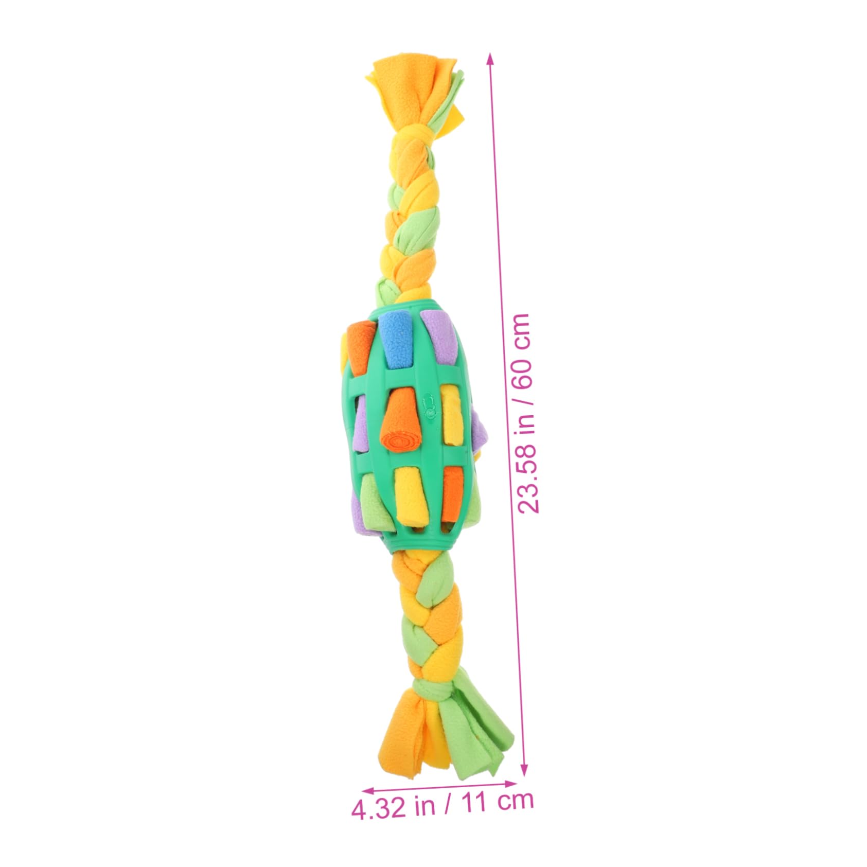 TOYANDONA Interaktiver Schnüffelball für Hunde Leckerli Verteiler aus TPR Hundespielzeug für Training