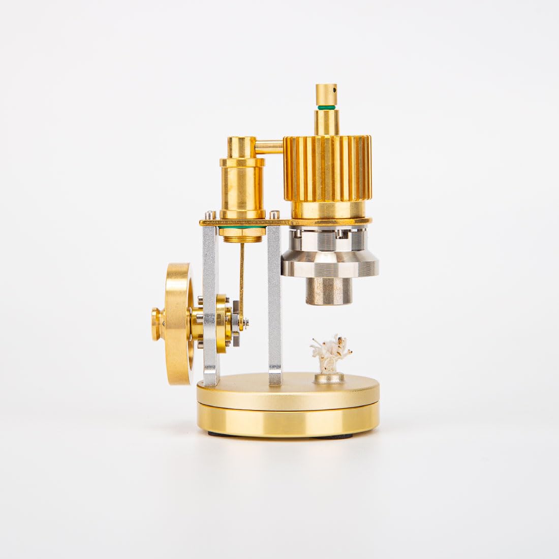 CreativeBlocker Stirlingmotor Bausatz Erwachsen - DIY Metall Stirlingmotor Bausatz Funktionsfähig, Freikolben Dampfmaschinen Modell Bausatz Heiße Luft, Experimentierkasten Wissenschaft Geschenk