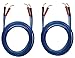 KK ZB-ZB 1pair set(Total 8 pin Plug) HIFI OFC Speaker Wire, Pin Type Plug to Pin Type Plug 1.5M(4.92ft)/3M(9.84ft)/5M(16ft), KK ZB-ZB (3M(9.84ft))
