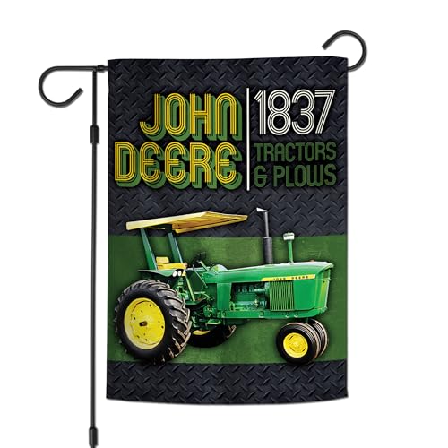 WinCraft Garden Flags 2 Sided 12.5" x 18" John Deere Tractor 1837
