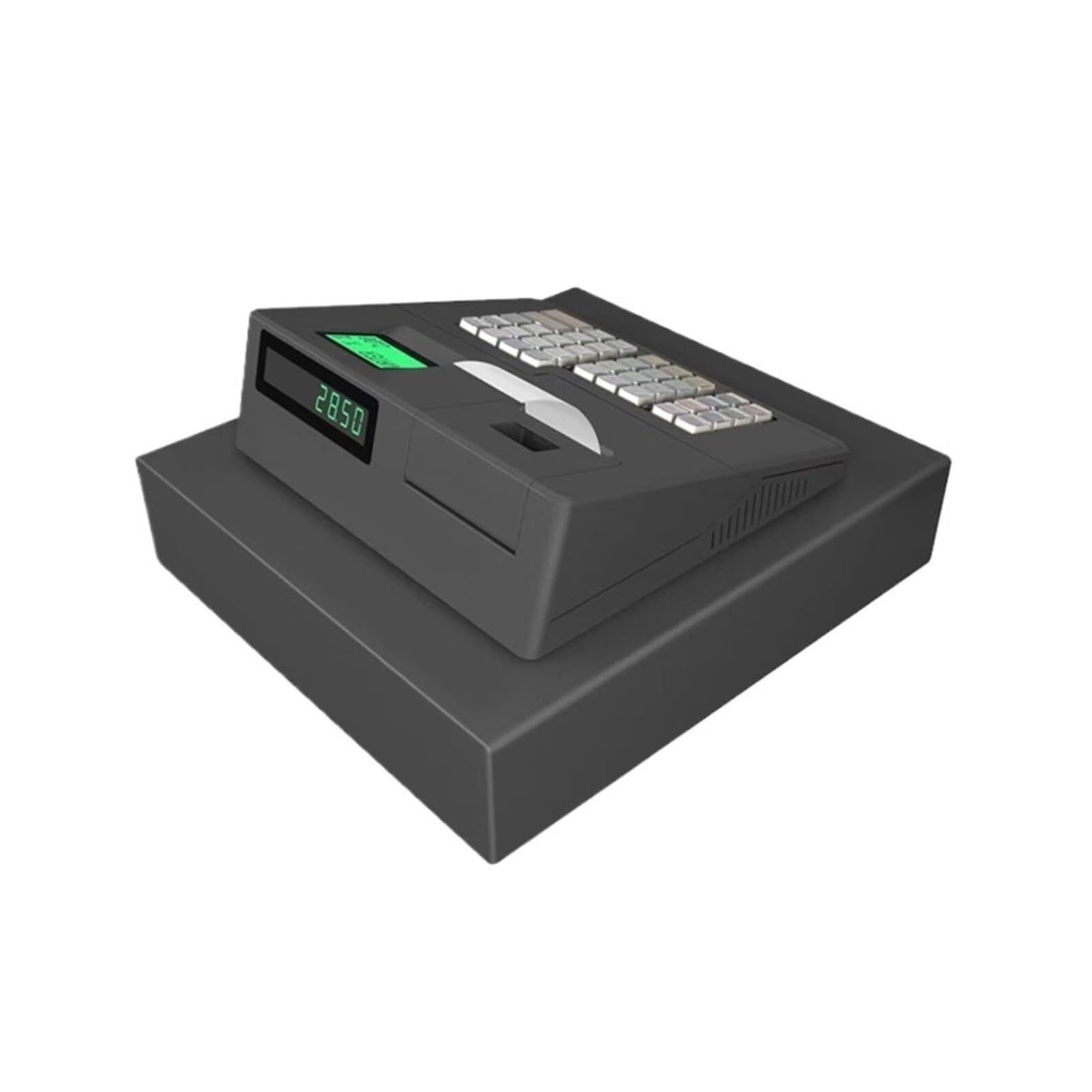 ECR600 Registratore Di Cassa Elettronico Nero, Attrezzatura Da Banco