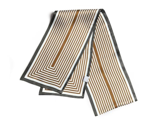 Women's 100% Pure Mulberry Silk Scarf Double Sided Rectangle Tie Head Neck Waist Strip