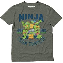 Tstars TMNT الكبار في سن المراهقة متحولة النينجا السلاحف قميص هدايا للرجال السلاحف مجموعة الأحرف رجل تي شيرت