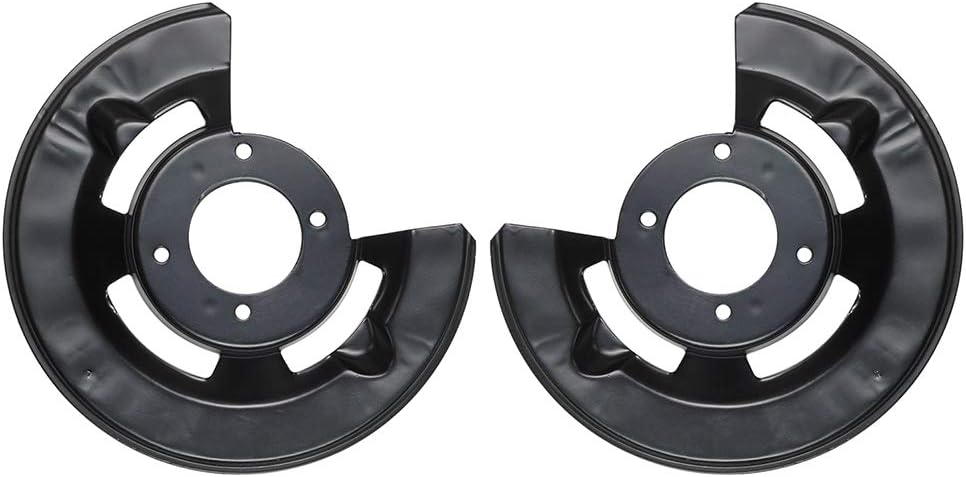 Compatible/Replacement For Disc Brake Dust Shields Front Pair 1966-67 Fairlane Cyclone 65-67 Mustang 67 Cougar Ranchero & More (C7OZ-2K004/5)