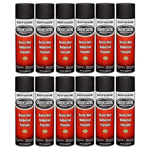 Rust-Oleum Black Undercoating 15 oz. (12 Pack)