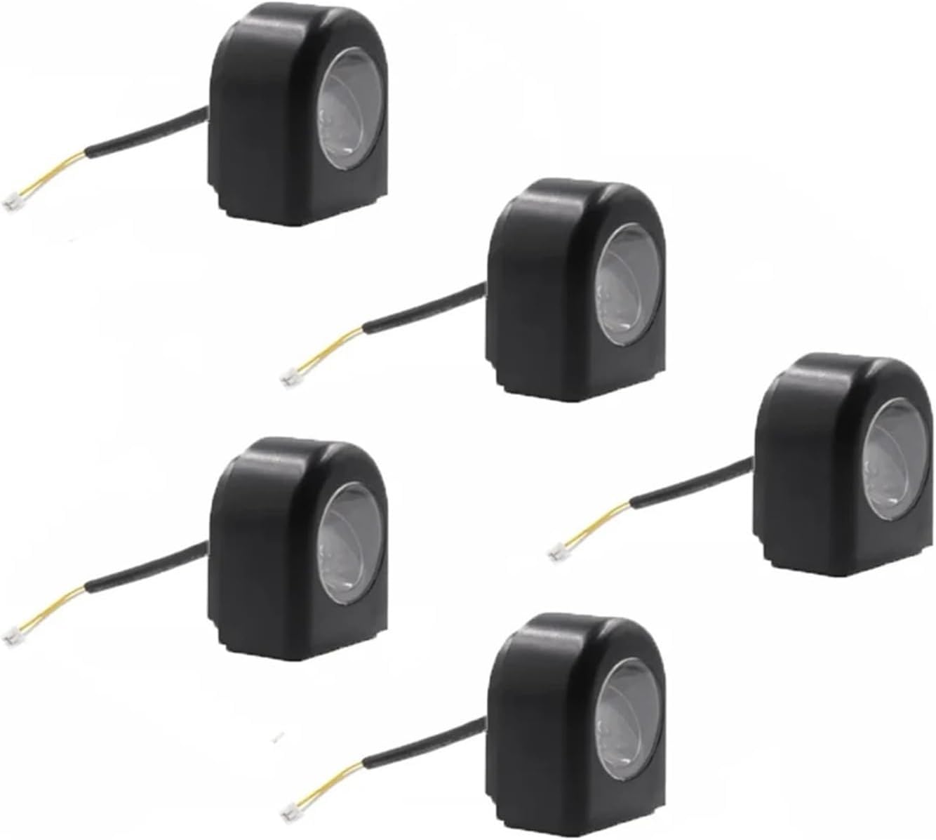 Scooter Lights 1/3/5PCS Front Lamp Electric Scooter Headlight Led Light Safty Warning Lights Compatible with Xiaomi Mijia M365/Pro Skateboard Accessories(5PC)