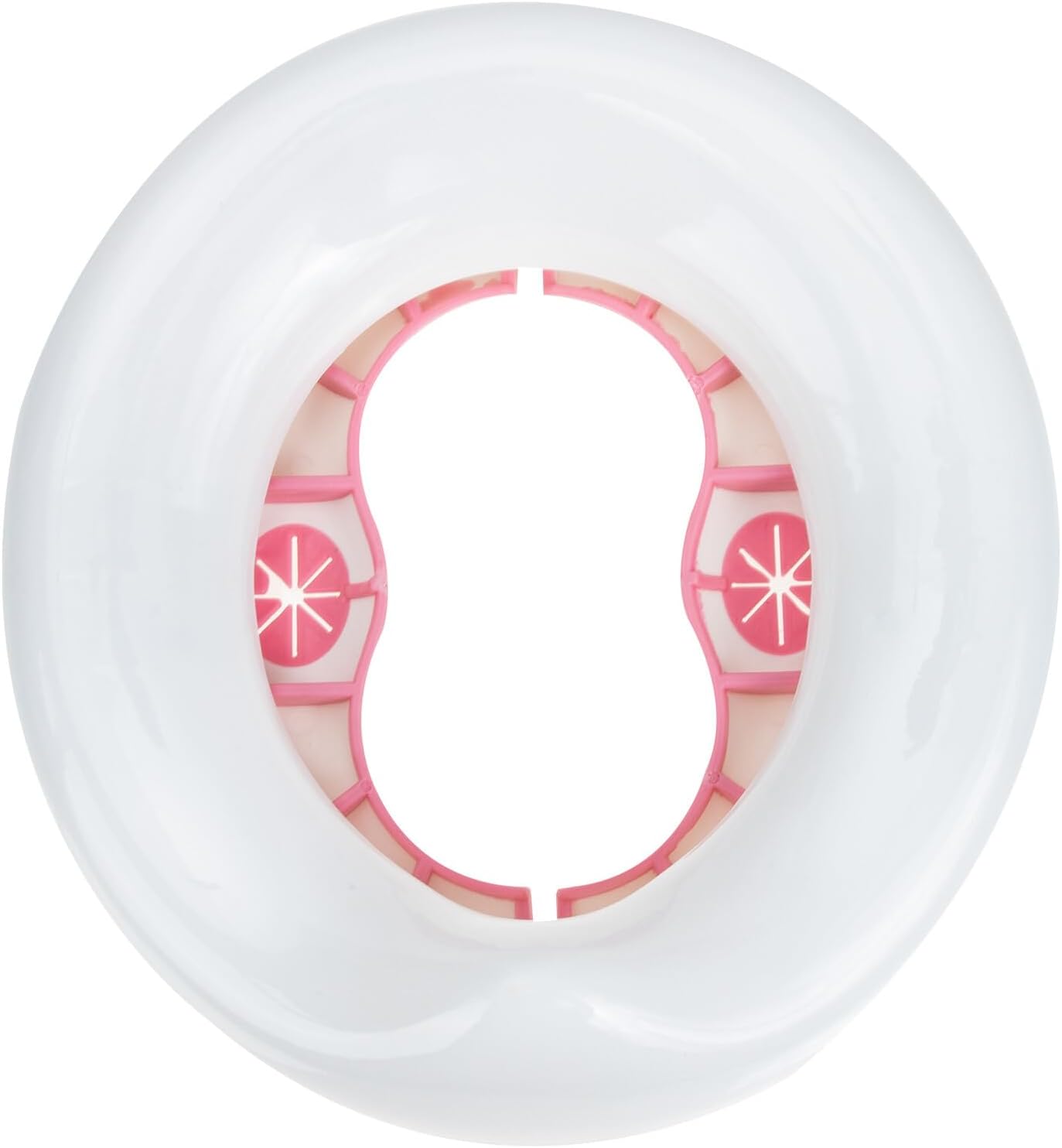 Portable Folding Potty Seat Pink Travel Training Toilet for Car Camping Indoor Outdoor Use