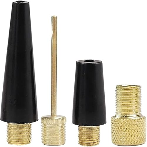 バルブアダプター 仏式/米式変換 自転車バルブ変換アダプター ポンプパーツ バルブコンバーター ボール用空気針 コーンノズルフロートボールインフレーション 4セット