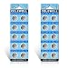 【5-YEAR WARRANTY】CELEWELL AG13 LR44 1.5V Alkaline Coin Button Cell Battery (20-Pack)