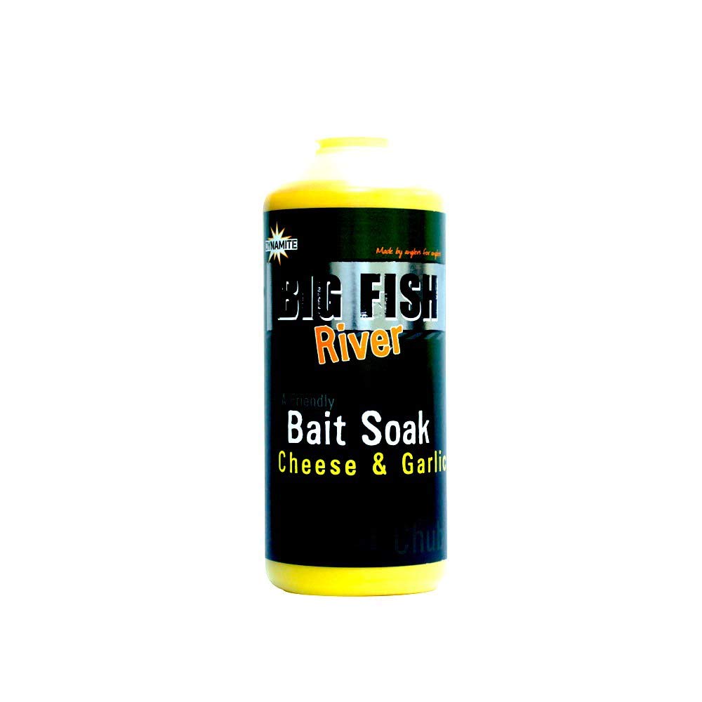 Dynamite Baits Bait Soak Cheese + Garlic Big Fish River (Booster Liquide) - 500ML - ADY041379 - DY1379