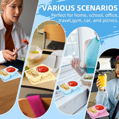 50% Off 3-Pack Silicone Reusable Snack Containers