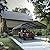 PHI VILLA 12 x 25 ft Heavy Duty Car Port with Galvanized Steel Roof, Sturdy Metal Carport Kits for Cars, Boats, and Tractors
