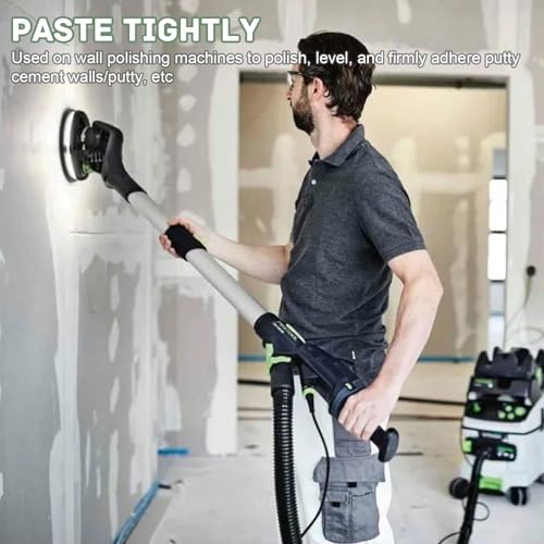 CoralHarven Ø 215 mm Schleifteller,10 Loch Schleifteller mit Klettband,Wandschleifer und Giraffe-Deckenschleifer Ersatzteile für DWS225BT/DC/R und DS 200/210/900/920/930 (1)