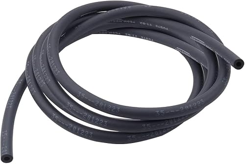Wetenex 6 Feet 1/8" Id Fuel Line Hose (Id 3.5Mm X Od 7.5Mm) + 12 Pcs Clamps Replacement For Kawasaki Yamaha Kohler Small Engines Atv Utv Motorcycle Lawn Mowers Tractors Dirt Bike Scooter Golf Cart #TOP3