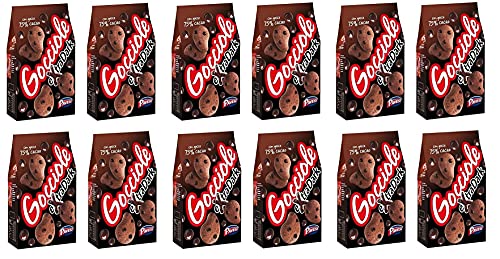 12X Biscotti Pavesi Gocciole Con Cioccolato Extra Fondente 400G
