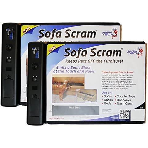 High Tech Pet Sofá Scram Sonic Deterrent/Repelente para Perros y Gatos (2 Unidades) Cover